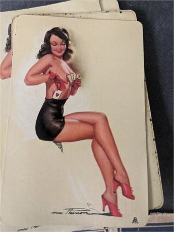 1945 Earl MacPherson Pinup Girl Playing Cards