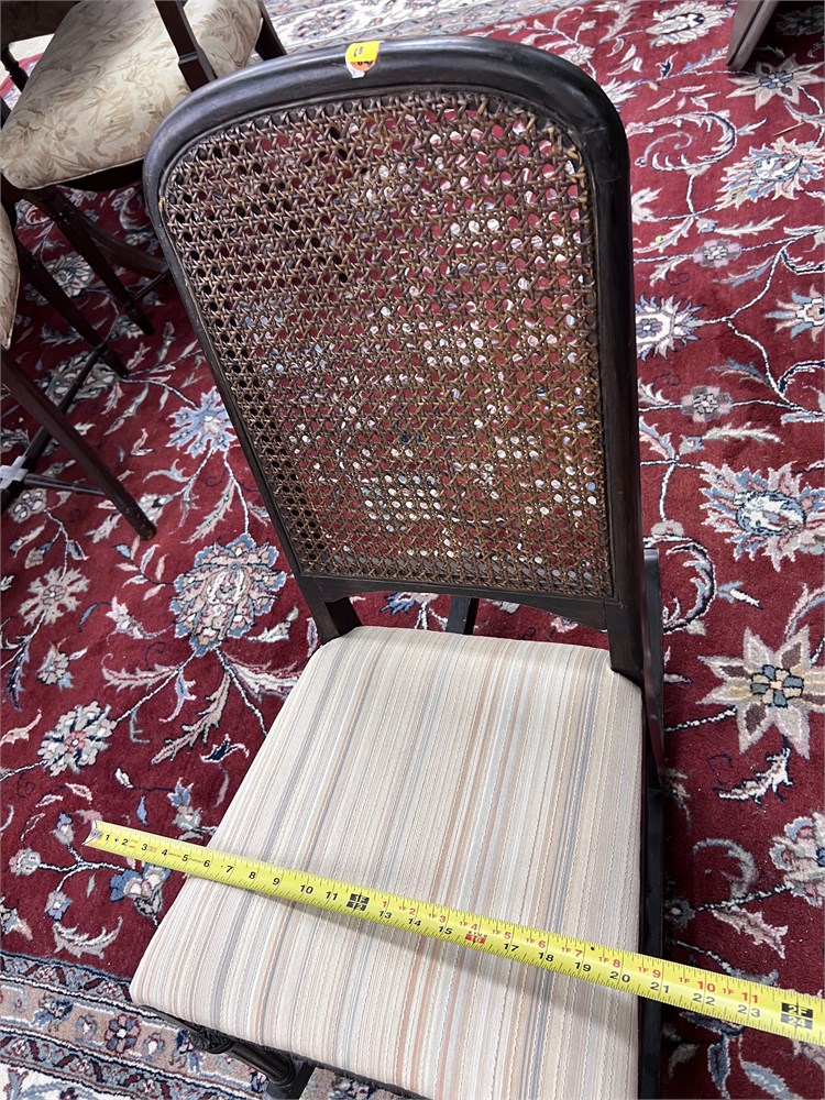 Great Finds Online Auctions - Vintage Caned Back Ladies Rocker