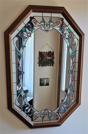 Vintage Octagon Decoative Mirror