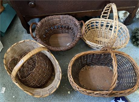 Woven Wicker Basket Collection