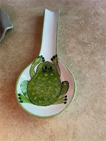 Sur la table Frog Spoon Rest