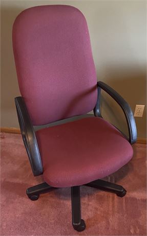 Burgundy Office Chair