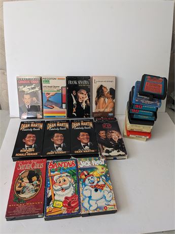 VHS Movies & 8 Tracks
