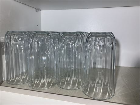Set of 10 Pasabahce Glass Tumblers