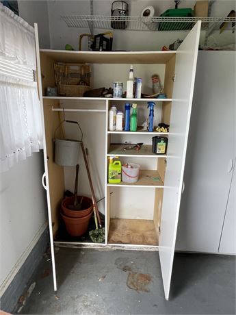 Storage Cabinet & Contents