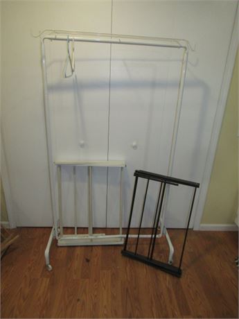 Rolling Clothing Rack and Clothes Drying Racks