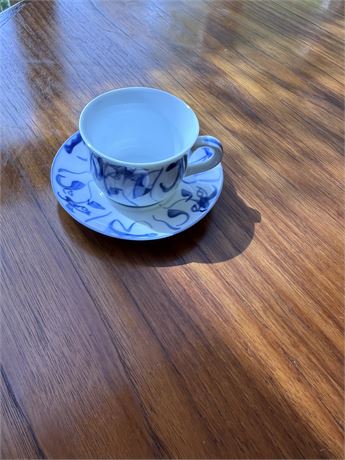 Vintage Chinese Teacup and Saucer