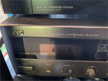 JVC RX-309 FM/AM Digital Synthesizer Receiver