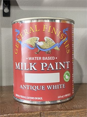 GENERAL FINISHES  Water Based - Milk Paint Antique White