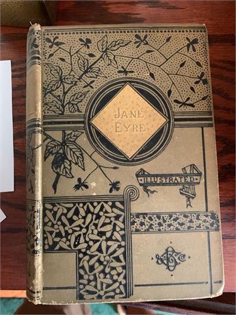 Great Finds Online Auctions - Jane Eyre Illustrated 1884 Hardback Book