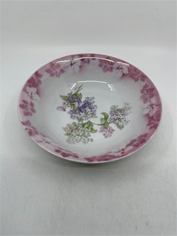 Vintage German Porcelain Lilac Bowl
