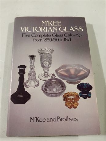 Vintage Mkee Victorian Glass Soft Back Book