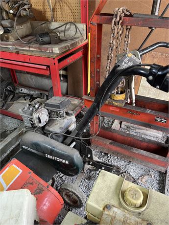 Great Finds Online Auctions - Craftsman Front-Tine Tiller