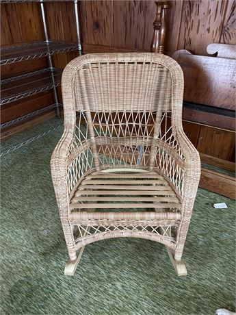 Resin Wicker Rocking Chair