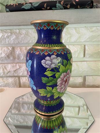 Cloisonne Enameled Chinese Vase