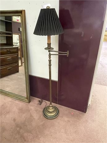 Brass Articulated Arm Floor Lamp