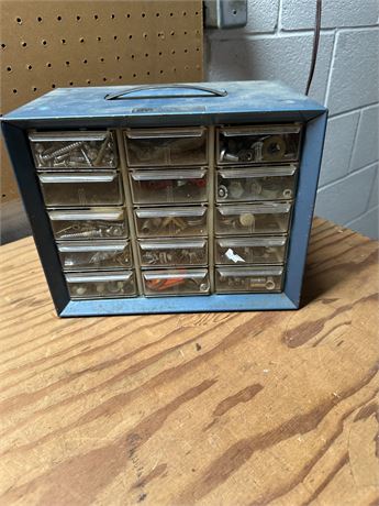 Vintage Akro Mils Drawer Storage Cabinet