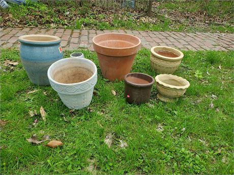 Group of Planter Pots