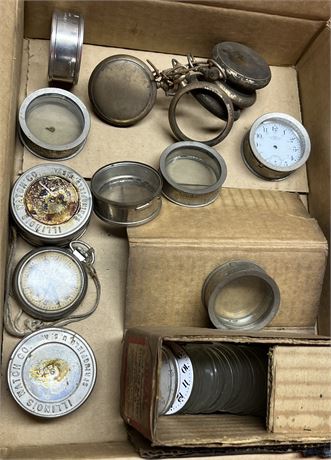 Vintage Pocket Watches and Parts