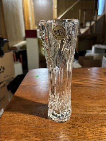 Vintage Cristal d'Arques French Crystal Vase