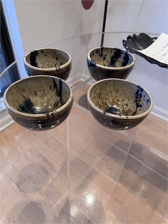 Studio Art Pottery Set of Cereal Bowls