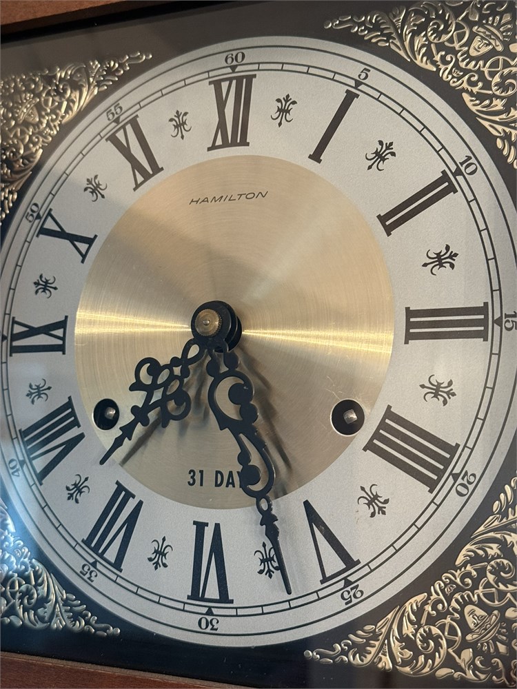 Great Finds Online Auctions - Hamilton 31 Day Pendulum Wall Clock ...