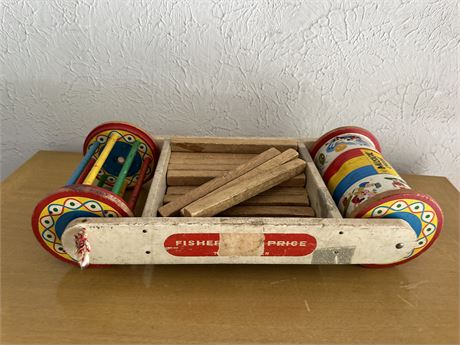 Vintage Wooden Fisher Price Musical Chime