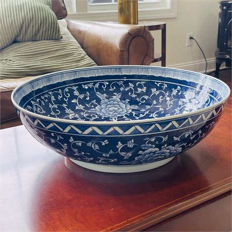Williams-Sonoma Home Large Blue & White Porcelain Bowl