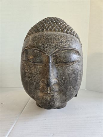Carved Stone Buddha Bust