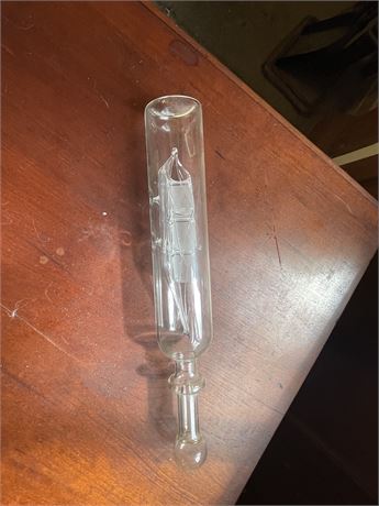 Handblown Glass Ship in Bottle