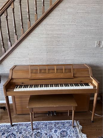 Acrostic Midcentury Modern Piano