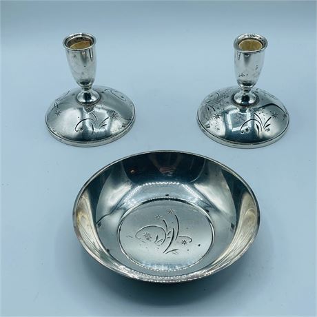 Gorham Sterling Silver Decorative Grouping