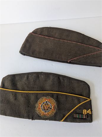 2 Vintage WW2 Hats