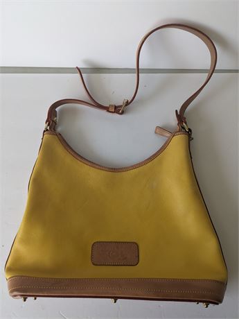 Dooney & Bourke Large Yellow Hobo Bag