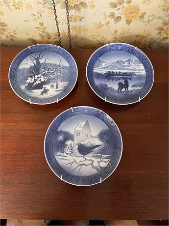 Various Royal Copenhagen Holiday Plates