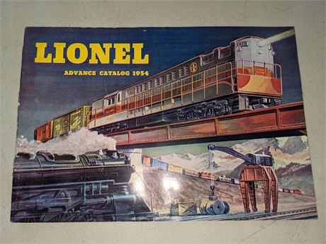 Vintage Lionel Train Catalog 1954