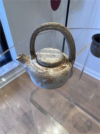 Studio Art Pottery Teapot Signed by Artist
