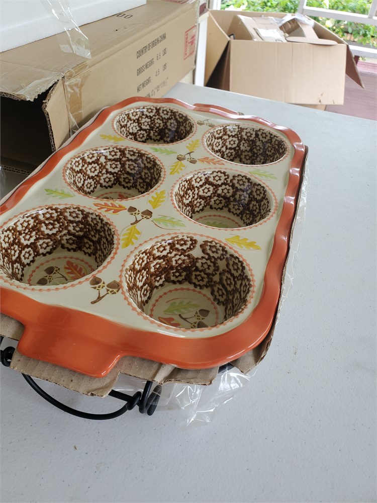 Great Finds Online Auctions - Temp-Tations Old World Texas Muffin Pan w ...