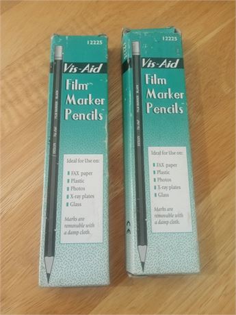 2 New Box's Film Marker Pencils