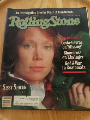 Vintage 1982 Rolling Stone Magazine