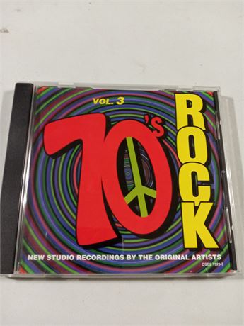 Like New 70's Rock Vol 3 Rock CD