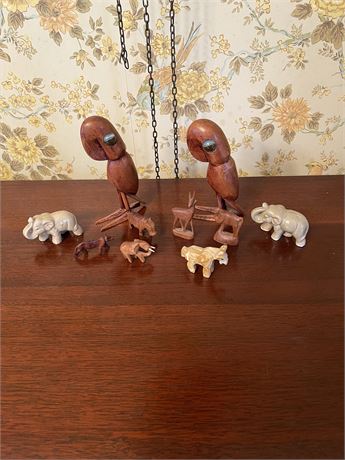 Collection of Various Animal Figurines
