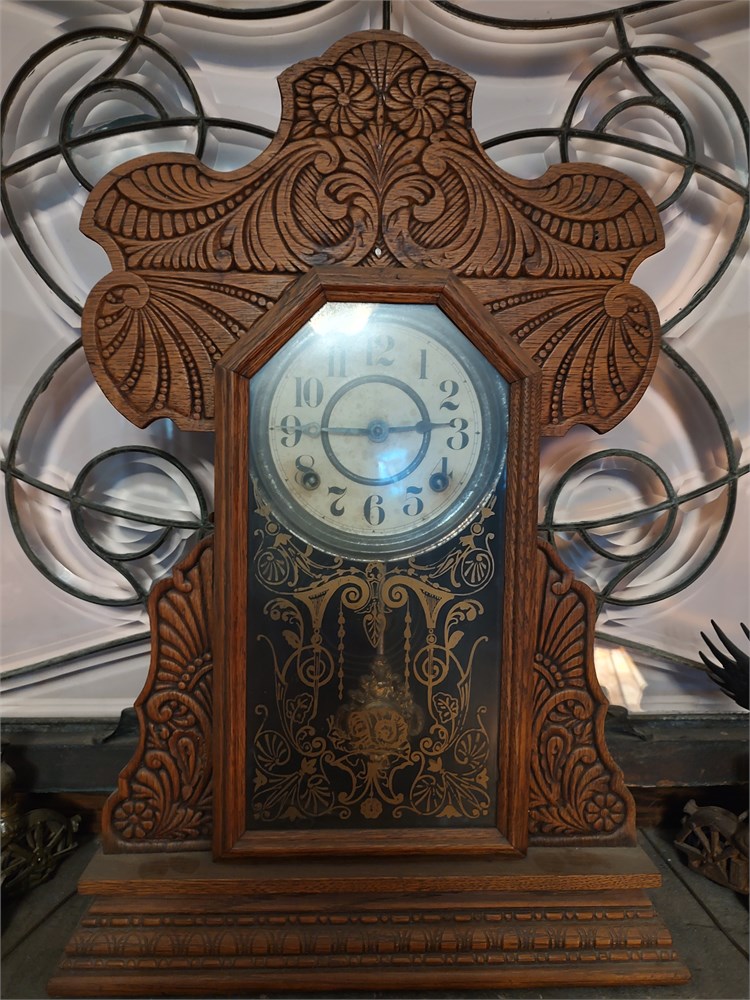 Mantel Clock E Ingraham Gingerbread Clock Great Finds Online