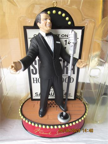 Vintage Carlton Cards Frank Sinatra Ol Blue Eyes Musical Ornament Figurine