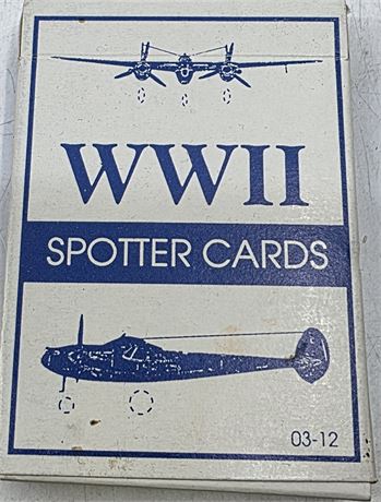 Great Finds Online Auctions - WWII Spotter Cards