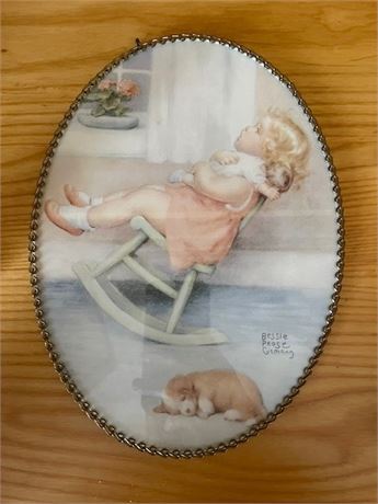 Bessie Pease Gutmann "The Lullaby" Framed Art