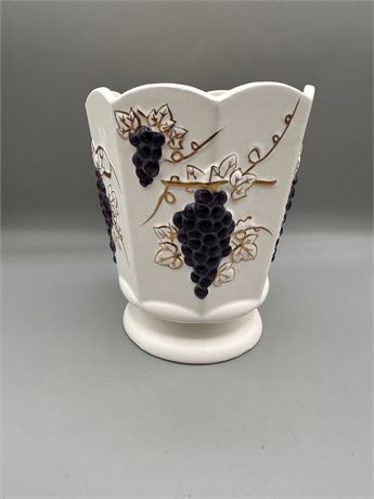 Vintage Napco Grape Line Planter/Vase
