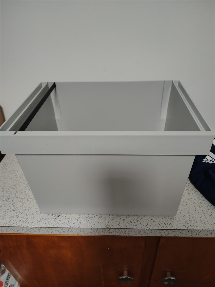 Great Finds Online Auctions - New Plastic Portable File Box- no lid