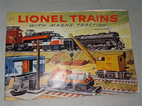 Vintage Lionel Train Catalog 1956