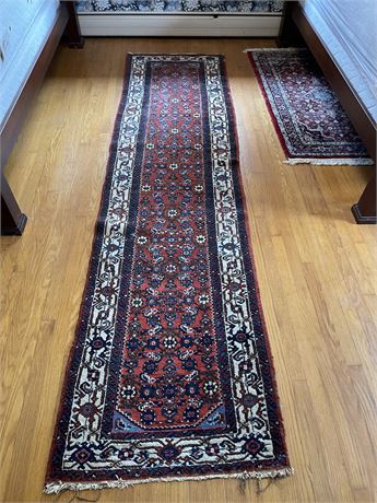 Antique Hand Knotted Oriental Runner